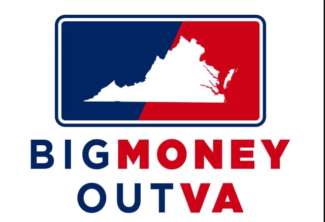Big Money Out VA Logo